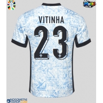 Moški Nogometni dresi Portugalska Vitinha #23 Gostujoči EP 2024 Kratek Rokav